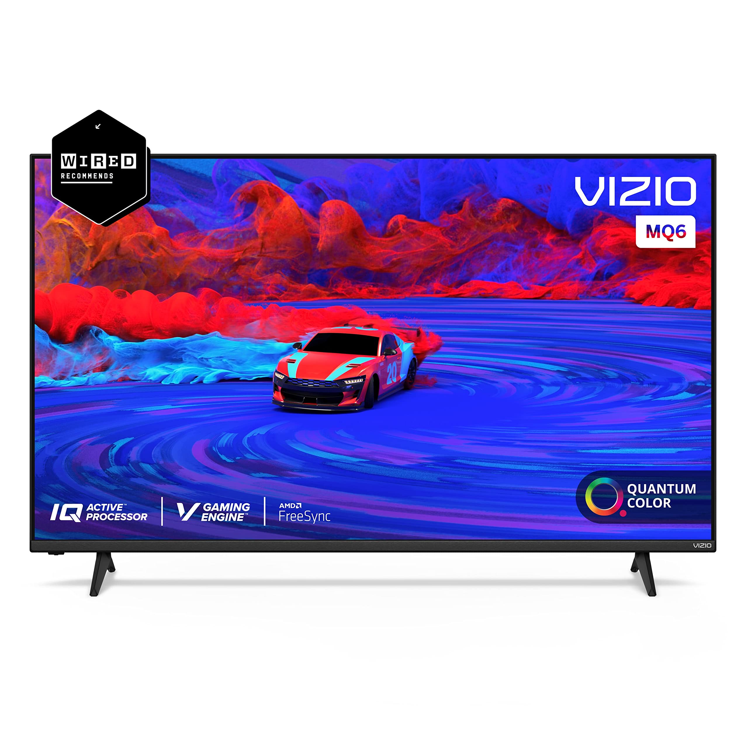 VIZIO 55-Inch M-Series 4K QLED HDR Smart TV with Voice Remote, Dolby Vision, HDR10+, Alexa Compatibility, VRR with AMD FreeSync, M55Q6-J01, 2021 Model (Renewed)